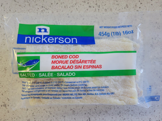 Nickerson | Boneless Cod Fish 1lb