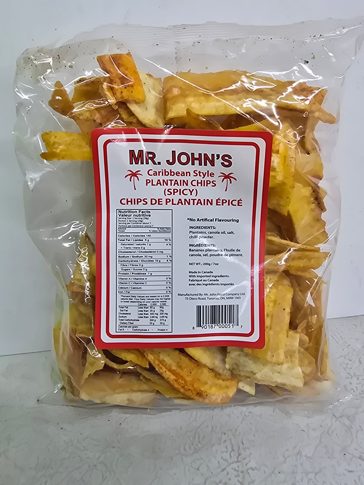 Plantain Chips Spicy 200g